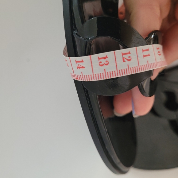 Via Spiga Patent Leather Flat Sandals Size 7 us - Picture 10 of 14